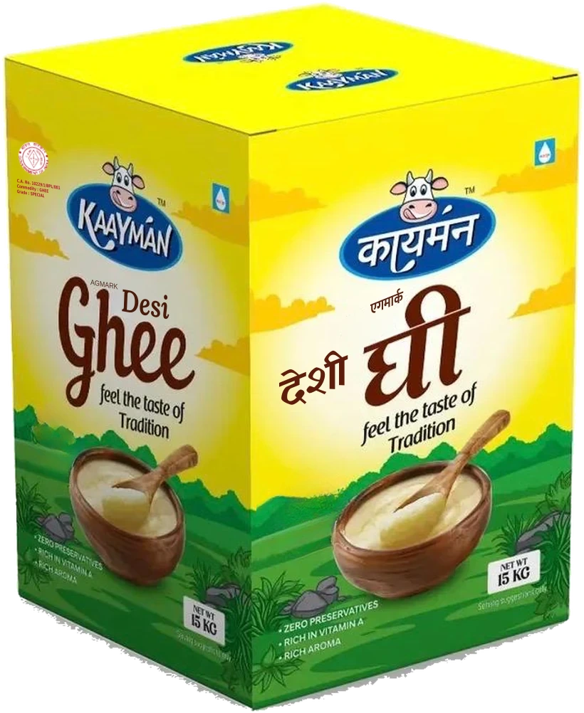 Kaayman Desi Ghee 15 kg institutional pack