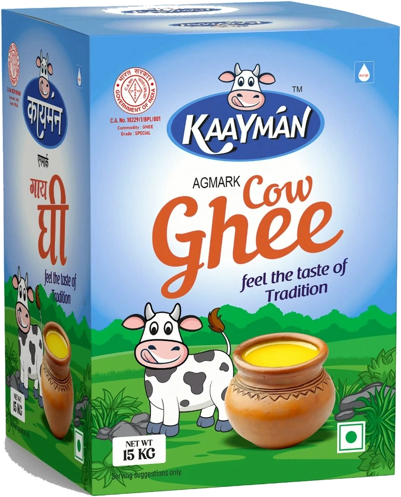 Kaayman Cow Ghee 15 kg institutional pack